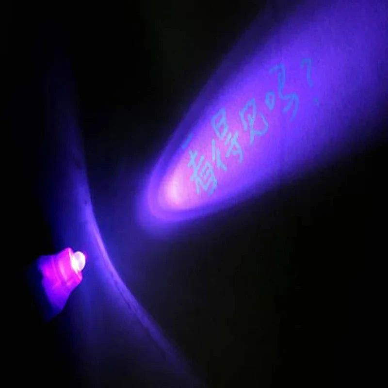 1/4Pcs Invisible Ink Pen Spy Pen with UV Light, Magic Marker for Secret Message,Treasure Box Prizes,Kids Party Favors,Toys Gift Beauty Fashion