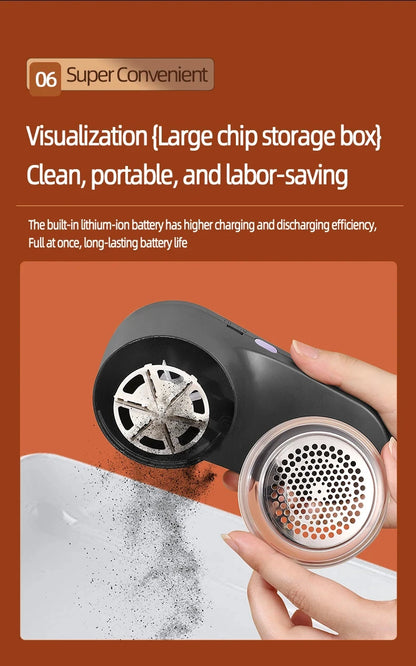 HOMEFISH LED Digital Electric Lint Remover USB Rechargeable Fabric Shaver for Sweater Clothing Pellet Fluff Remover Dropshipping Beauty World Shop