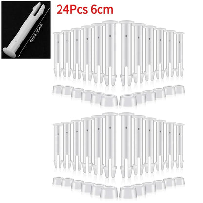 12/24Pcs Replacement Plastic Pool Joint Pins for Intex Round Metal Frame Pools with Rubber Seals Lock Set Swimming Pool Parts Beauty World Shop