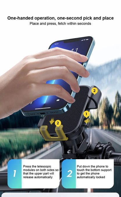 Anti-slip Phone Mount 360° Rotatable Adjustable Bike Phone Mount for Outdoor Cycling, Mountain Bike Accessories Beauty World Shop