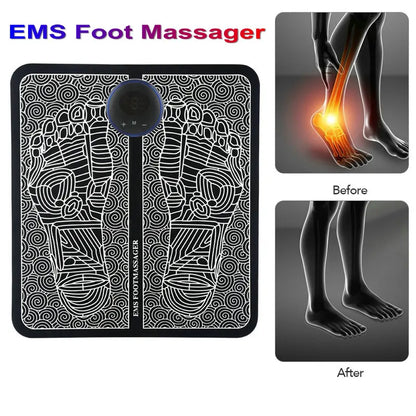 Electric Foot Massager Pad Muscle Massage Relaxation Trainer For Massage Fitness Outdoor Sport Home Family Relax Beauty World Shop