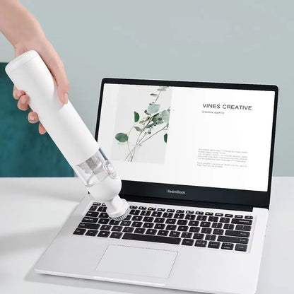 Original MIJIA Portable Handheld Vacuum Cleaner 13000Pa 88000rpm 500g Wireless 30Min HEPA Car Home Mini White Dust Cup One-Touch Beauty World Shop