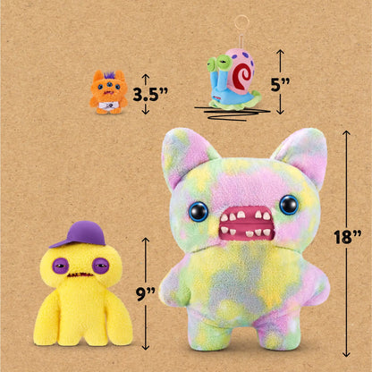 Fuggler Funny Ugly Monster Plush Toys Keychain Kawaii Fuggler Monster Rabbits Cute Stuffed Peluche Dolls Pendants Gifts Kid 12CM Beauty World Shop