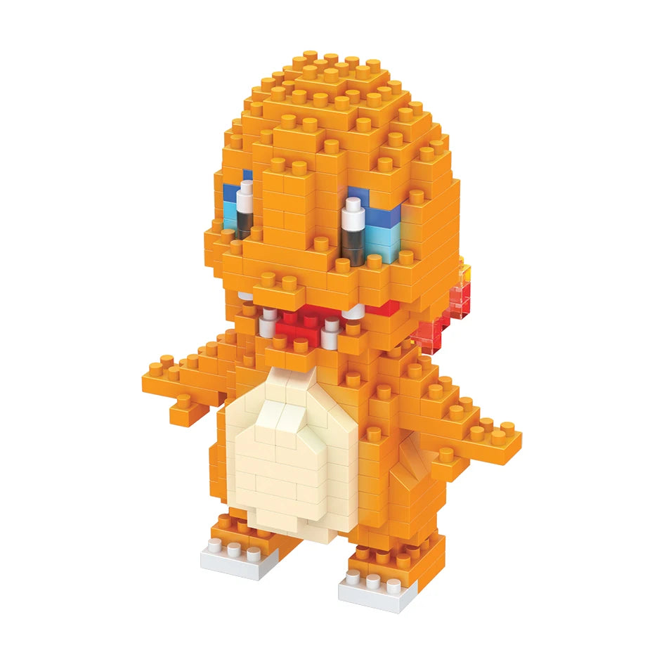 75 Style Building Blocks Assembly Anime Picachu Charizard Doll Blastoise Bulbasaur Gengar Bricks Figures Toy for Kid Gift Beauty World Shop