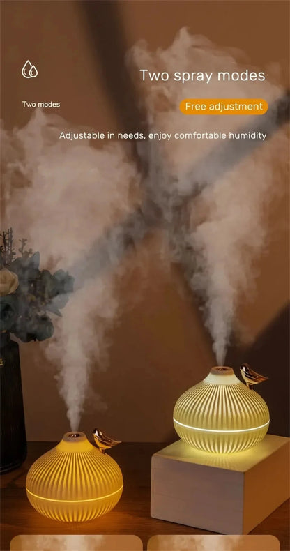 Humidifier Scented  Creative Onion Shape Can Do Night Light Quiet Sleep Desktop Office Air Conditioning Room Water Supply USB ﻿ Beauty World Shop