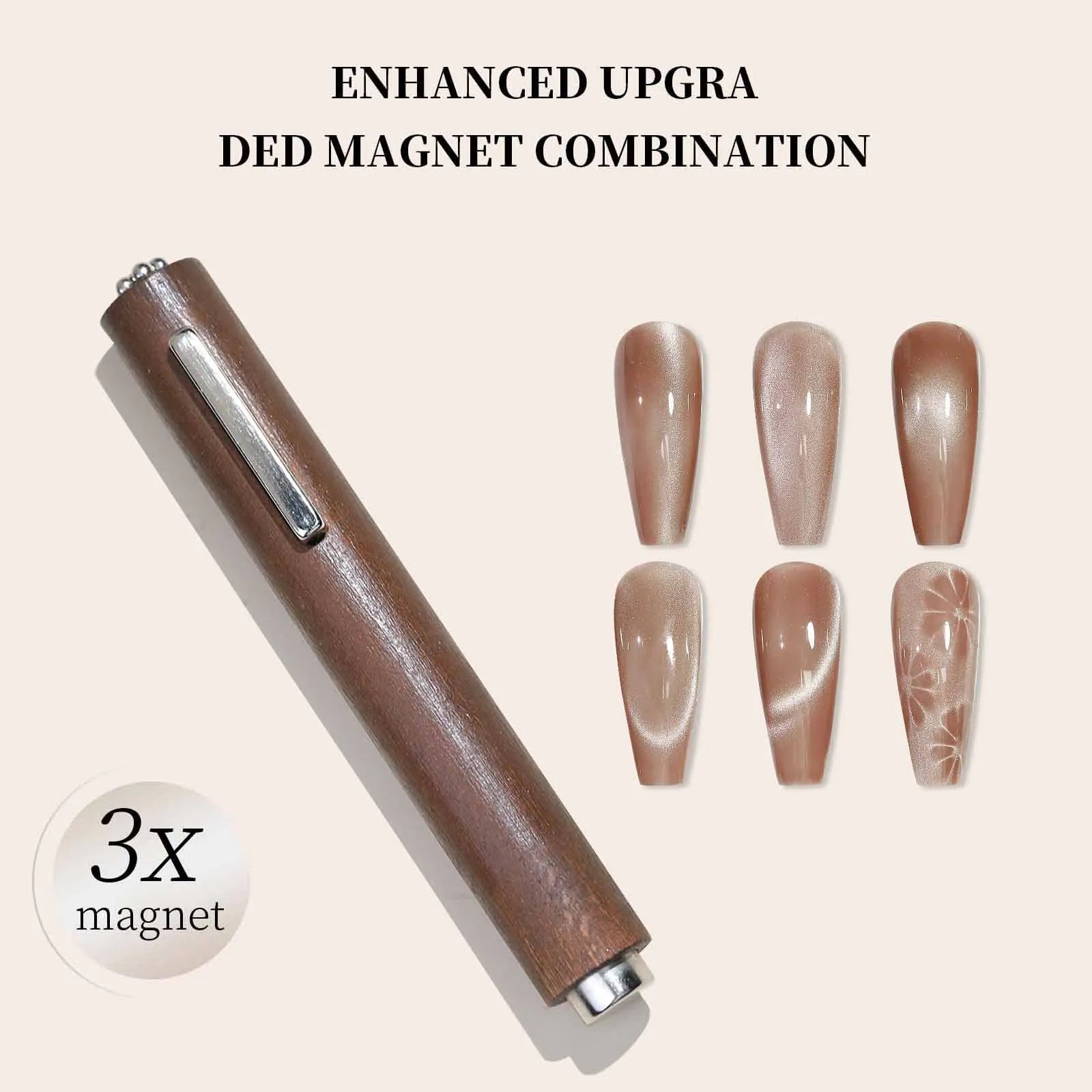 3 In 1 Multifunctional Strong Cat Eye Magnet UV/LED Gel Nail Magnetic Stick for Nail Art Design Manicure Special Tools Beauty World Shop