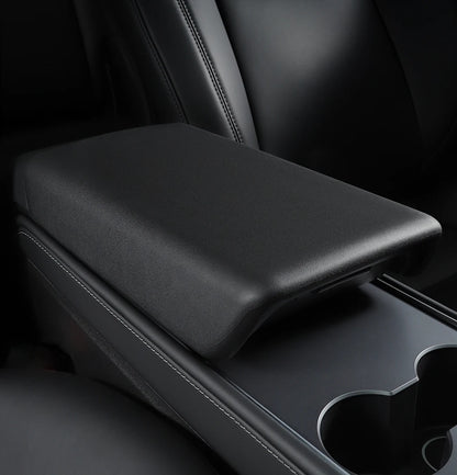 YZ For Tesla Model 3 Highland Y Juniper 2025-2026 Soft Center Console Armrest Pad Auto Central Armrest Box Cover Car Accessories Beauty World Shop