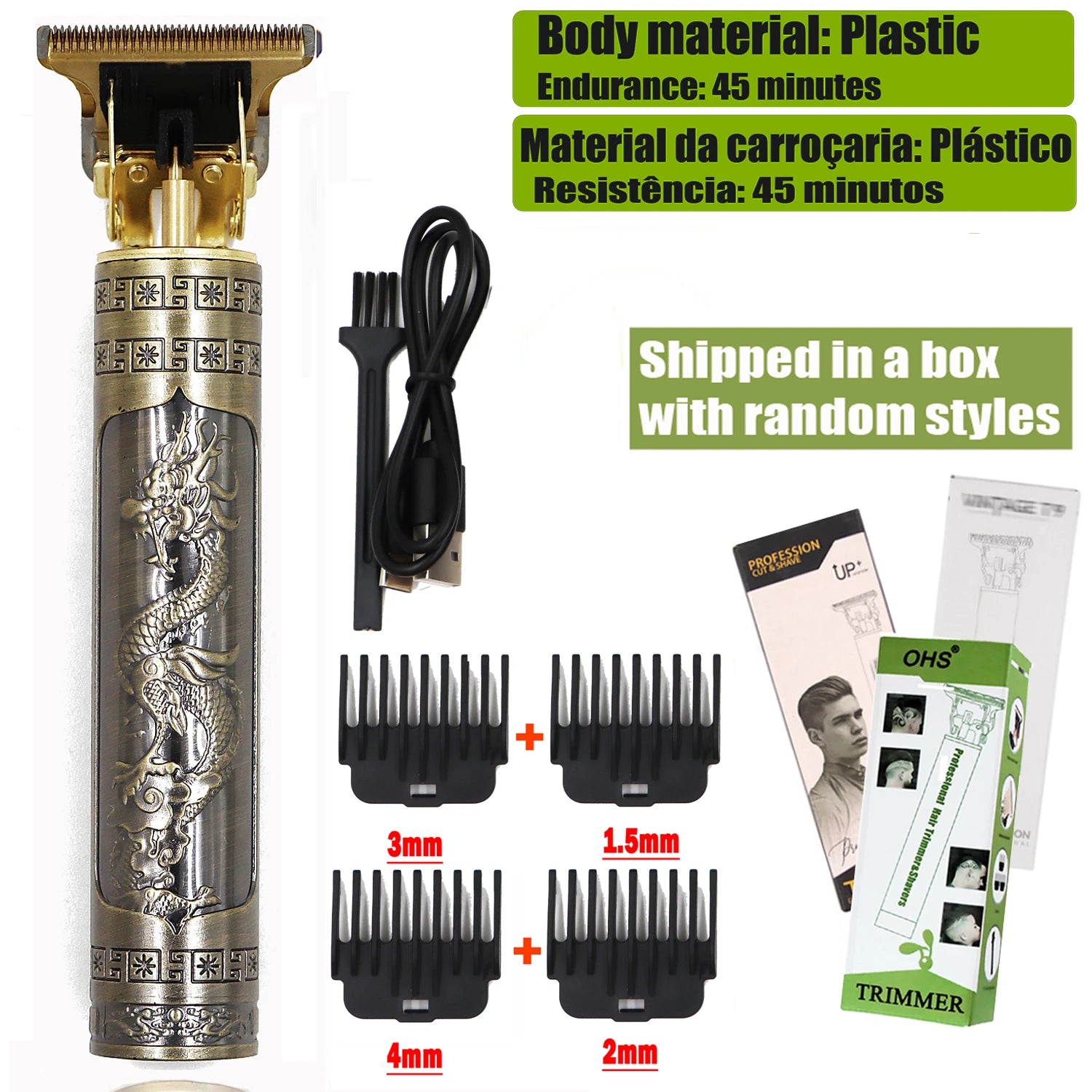 T9 Hair Clipper Repair Beard Shaving Body Hair Trimmer Clippers Electric Machine Men Haircut Machine 0mm Barber Shaver Beauty World Shop