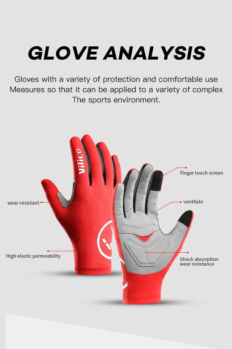 1 Pair Breaking Wind Cycling Gloves Anti-slip Bicycle Mittens Racing Road Bike Glove MTB Biciclet Guantes Ciclismo Beauty World Shop