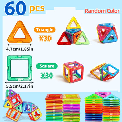 Magnetic Building Blocks DIY Magnets Toys medium size STEM Toys Construction Toys Learning Educational Magnet Toys Beauty World Shop