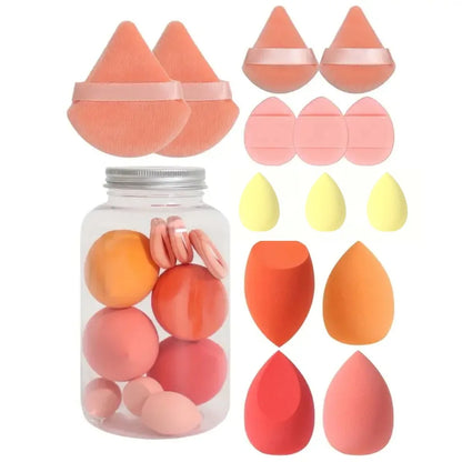 12/14Pcs Makeup Sponge Cosmetic Puff Foundation Sponges Blender Beauty Egg Powder Puffs Make Up Accessories Women Makeup Tools Beauty World Shop