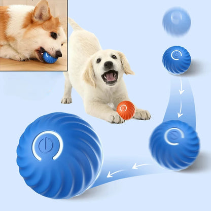 Dog Toy Ball Automatic Moving Bouncing Rolling Ball USB Smart puppy Interactive Dog Chew Toy Ball Beauty World Shop