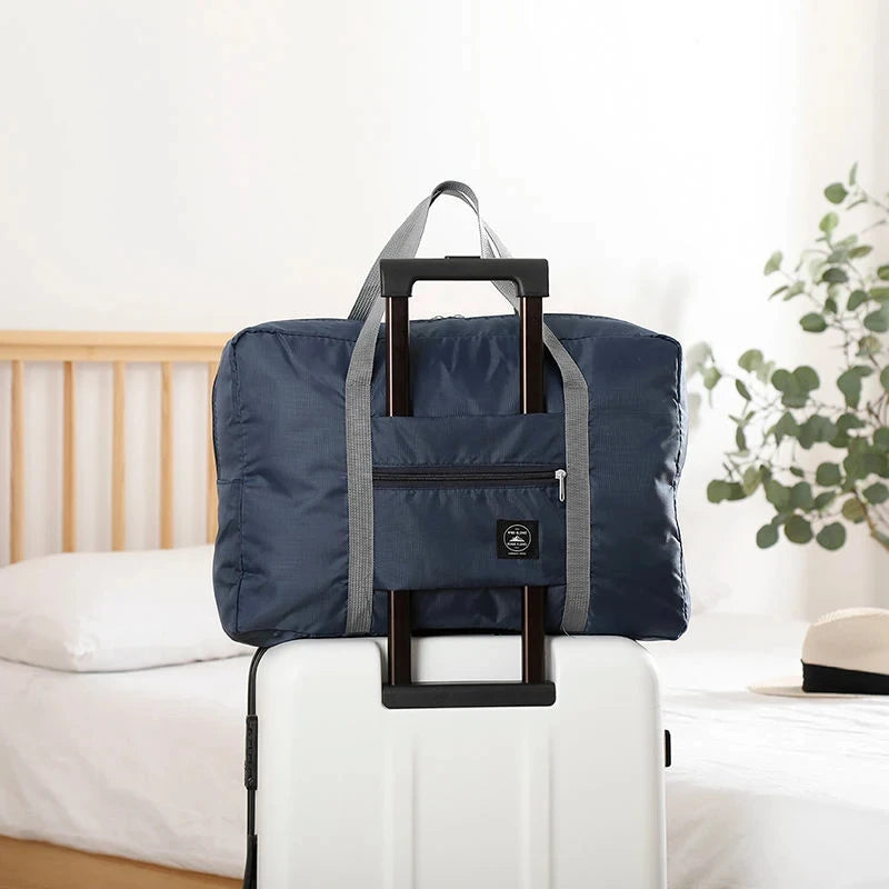 Foldable Travel Duffel Bag for Airlines Carry on Bag for Women and Girls Lightweight Large Capacity Sports Weekend Trip Overnigh Beauty World Shop