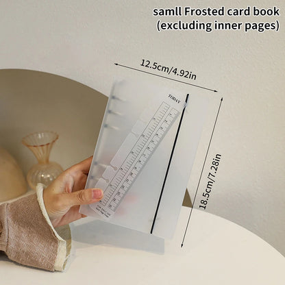 Nail Art Piece Storage Book Large Capacity Exhibition Photo Album Card Clip Display Board DIY Simple Album Storage Book Beauty World Shop