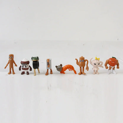 8/24Pcs Fun Italian Brainrot Action Figure Set Tung Tung Sahur Tralalero Tralala Bombardino Crocodilo Figures Model Toy Gifts Beauty World Shop