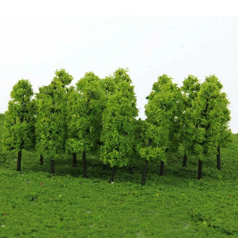 10/20/30pcs Fake Trees Artificial Miniature Tree Scenery Railroad Decoration Building Landscape Accessories DIY Diorama Garden Beauty World Shop