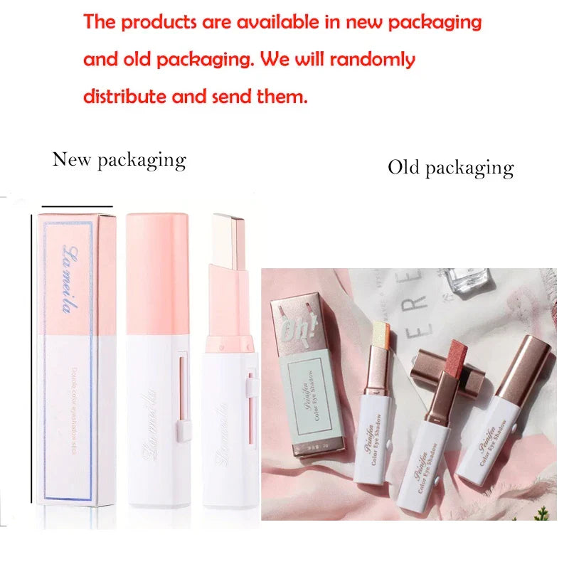 Two Color Gradient Eye Shadow Stick Three Dimensional Natural  Without Taking Off Makeup Beauty Trend Shop