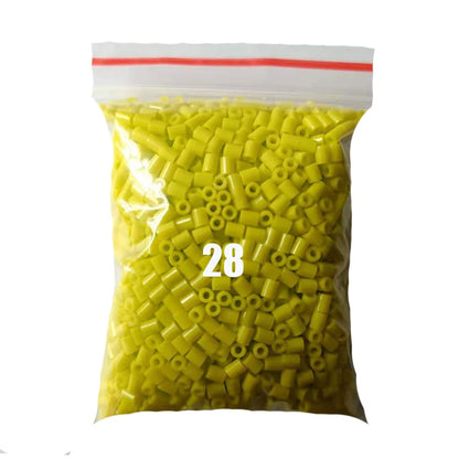 2000 pcs/Bag 2.6mm Hama Beads Puzzle Perlen Iron Beads Diy Perler Fuse Bead Intelligence Educational Toys Beauty World Shop