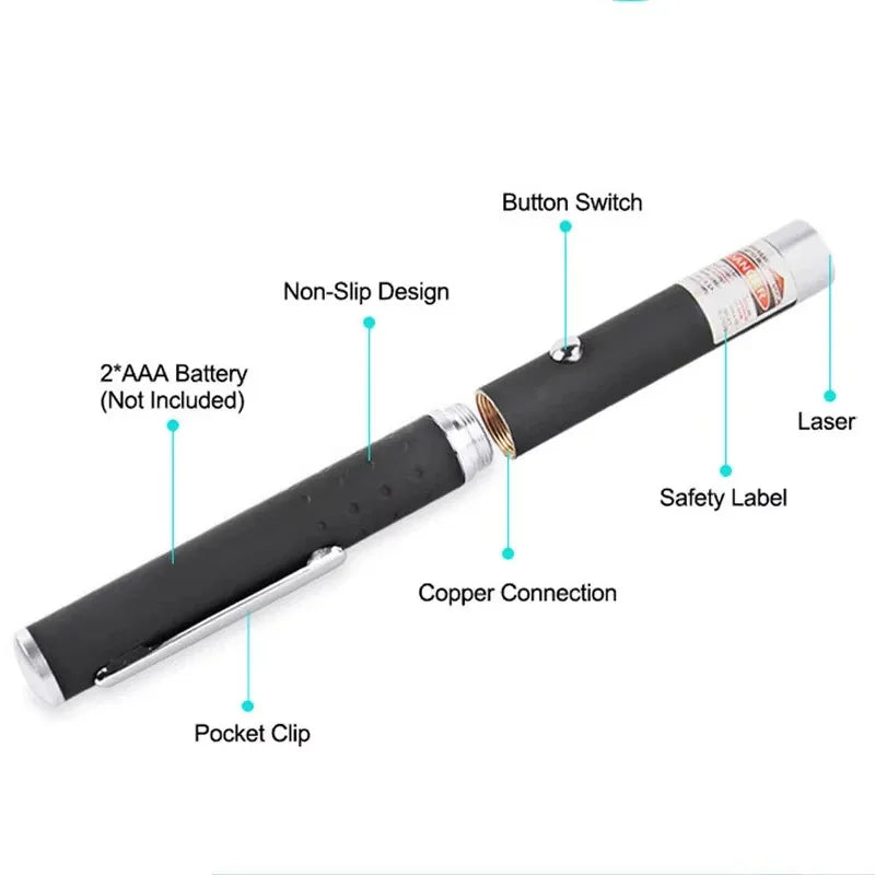 Pet Laser Pointer & LED Flashlight - Interactive Cat Scratching Toy, Christmas Gift for Cats/Kittens Beauty World Shop