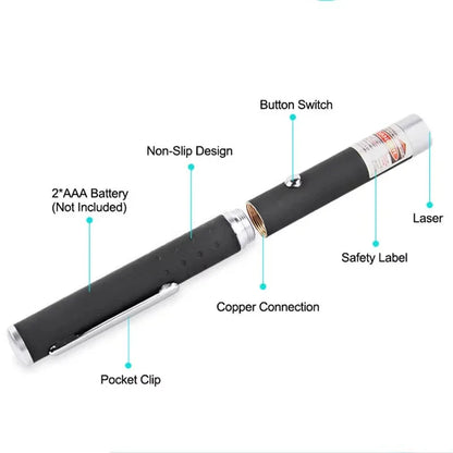 Pet Laser Pointer & LED Flashlight - Interactive Cat Scratching Toy, Christmas Gift for Cats/Kittens Beauty World Shop