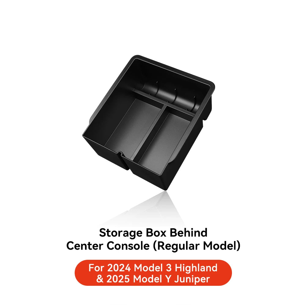 YZ For Tesla Model 3 Highland 2024 Model Y juniper 2025 Storage Box Center Armrest Hidden Box Cup Holder Organizer Accessories Beauty World Shop