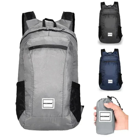 Outdoor Hiking Bag 20L Lightweight Portable Backpack Foldable Waterproof Folding Ultralight Pack for Women Men Travelling Hiking Beauty World Shop
