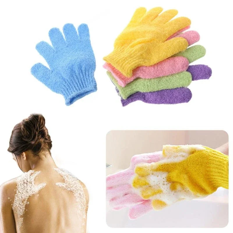 8/12Pcs Bath Glove Exfoliating Wash Skin Spa Massage Shower Scrub Scrubber,Deep Cleansing Bath Scrubber for Smooth Skin-Spa&Mas Beauty World Shop