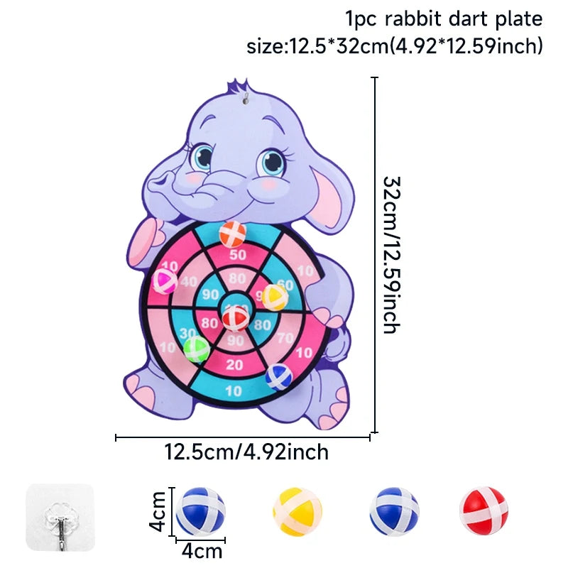 Jungle Animal Dart Plate Board Panda Safari Birthday Party Favors Kids Baby Shower Party Decoration Guest Children Toys Gifts Beauty Fashion