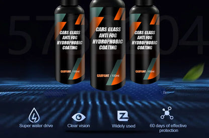 Car Glass Anti-rain Water Spray Repellent Nano Coating Hydrophobic Waterproof Agent Oil Film Removing  Auto Glass Film Agent Beauty World Shop