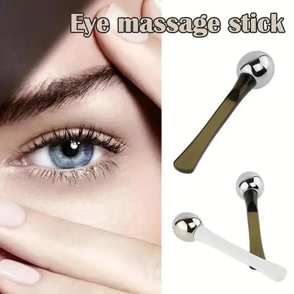 1pc Eye Roller Massage Stick Eye Cream Applicator Cosmetic Spatula Anti Wrinkle Facial Spoon Gold Alloy Face Thin Skin Care Tool Beauty Trend Shop