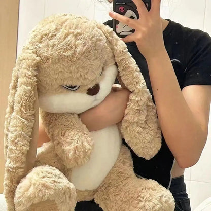 Large Size Angry Rabbit Plush Toy Cute Animal Plushie Doll Kawaii Stuffed Soft Toys Model Room Decor Birthday Gifts Beauty World Shop