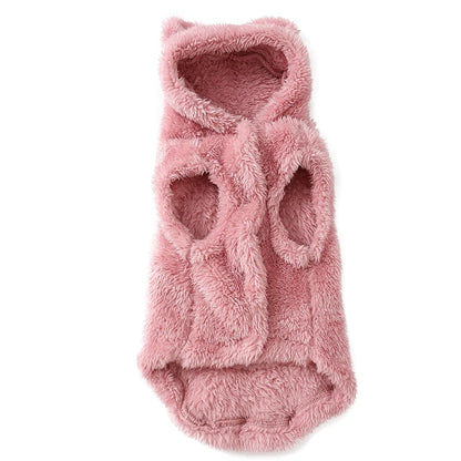 Fleece Warm Cat Costume For Winter Autumn Cute Soft Cats Clothes For Small Medium Dog Kitty Kitten Sweater Funny Pet Coat Sphynx