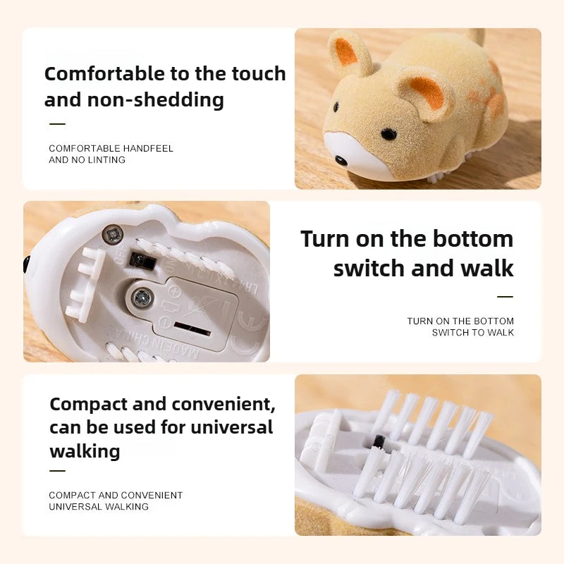 Cat Toys Intelligent Simulation Electric Hamster Cat Self Hi Soothing Tool Teasing Cute Hamster Appearance Attracts Pet Supplies Beauty World Shop