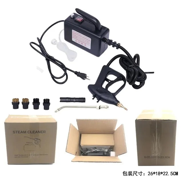 2600w220V High Temperature Steam Cleaner Portable Sterilization Pressure Jet Washer Machine for Home Car Kitchen Air Conditioner Beauty World Shop