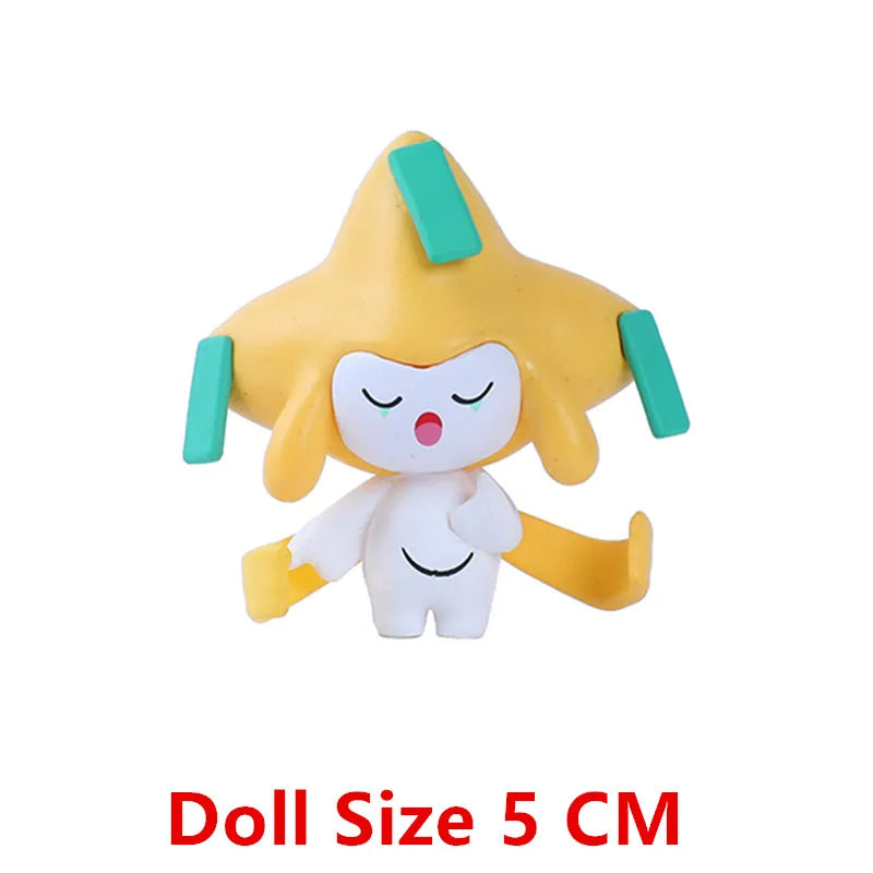 New 4-9 CM Pokemon Anime Figure Pikachu Gengar Eevee Series Mew Cartoons Figure Pocket Monster Action Model Toys Kids Gifts Beauty World Shop