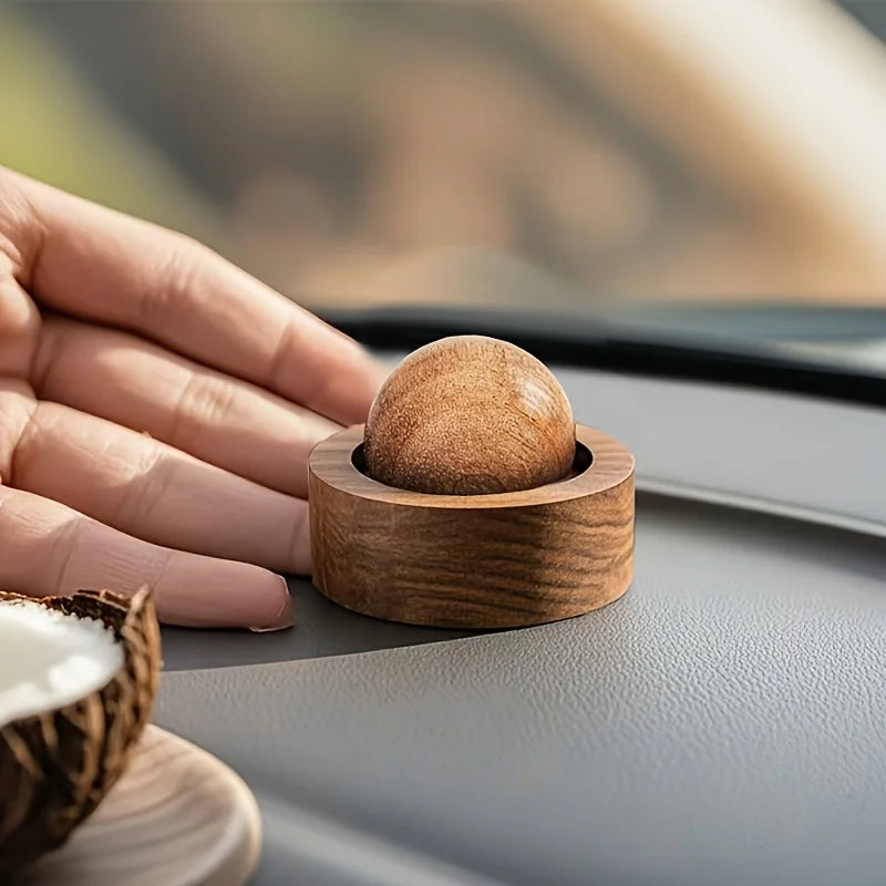 Car & Home Essential Oil Diffuser - Made of Wood Mini Cute Natural Fragrance Diffuser Suitable for Bedroom Living Room Bathroom Beauty World Shop