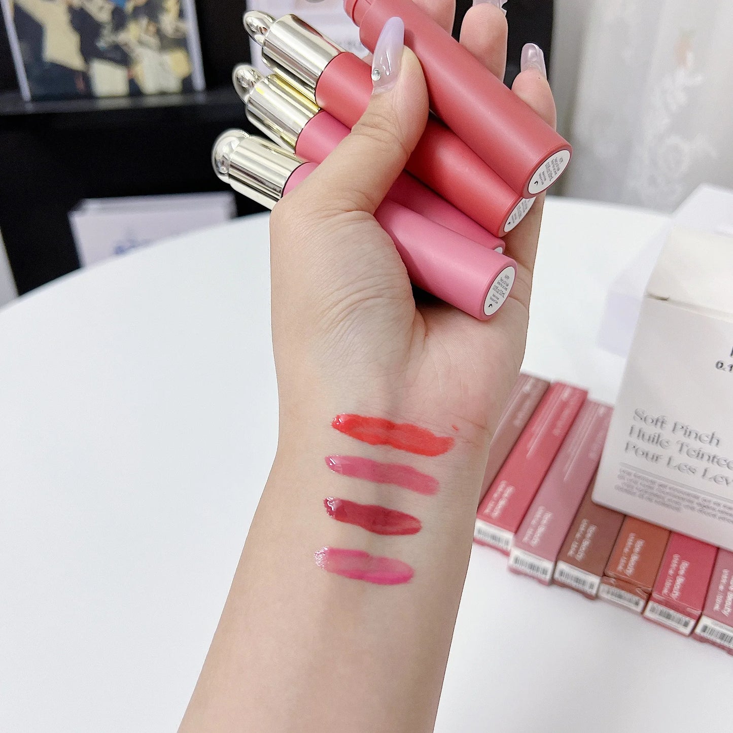 Rare Beauty New Smooth Liquid Lip Gloss Hydrating Moisturizing Lasting Natural Bright Lightweight Nutrient Repair Tinted Lip Oil Beauty World Shop