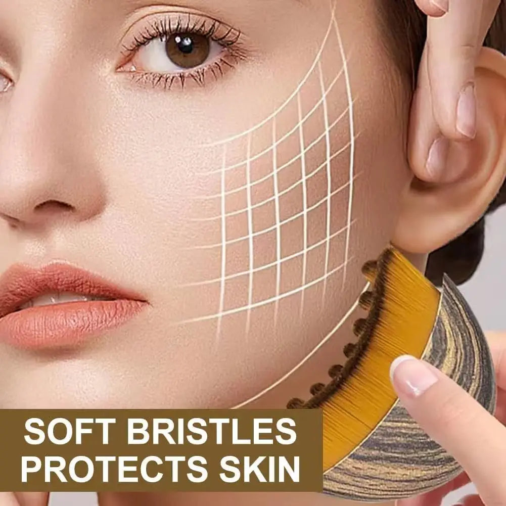 New Lymphatic Contour Care Facial Massage Brush with Storage Box for Facial Stimulating And Contouring Beauty World Shop
