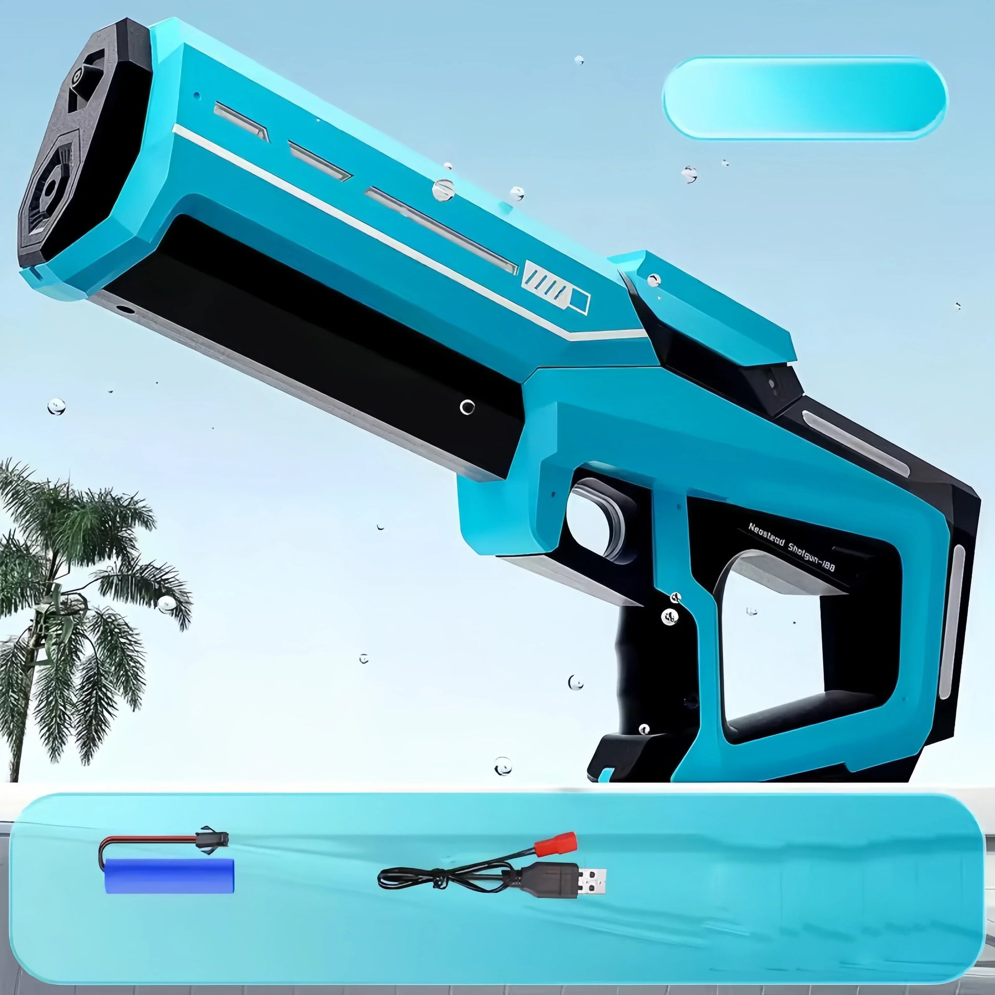 Electric Water Guns For Adults Powerful Squirt Automatic Water Suction Water Blasters Summer Outdoor Beach Toy For boys Kid Gift Beauty World Shop