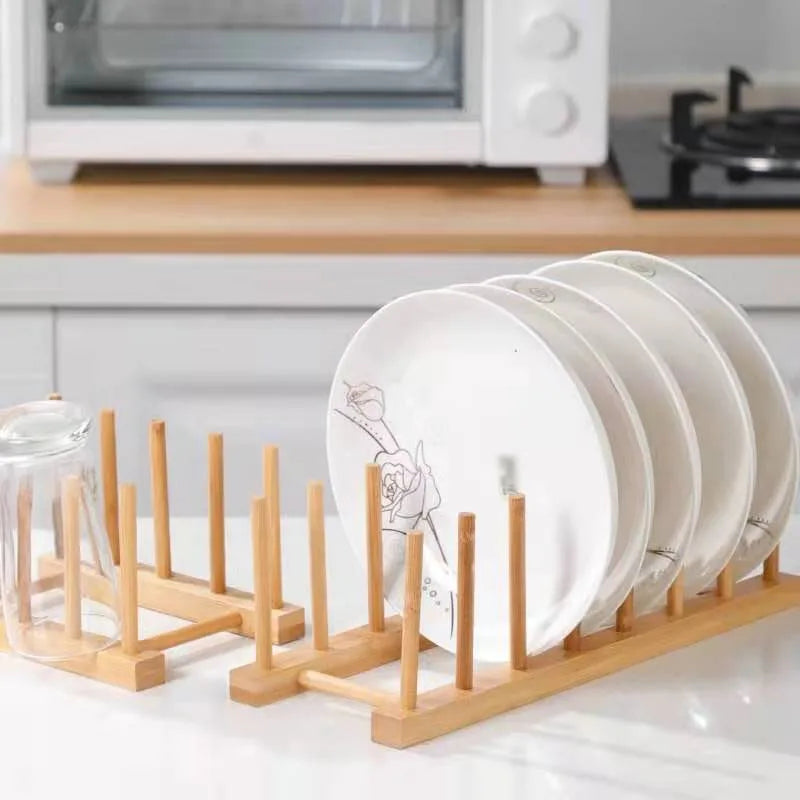 Kitchen Storage Organization Multi Functional Storage Rack Tableware Drainboard Woodiness Dish Drying Rack Kitchens Accessories Beauty World Shop