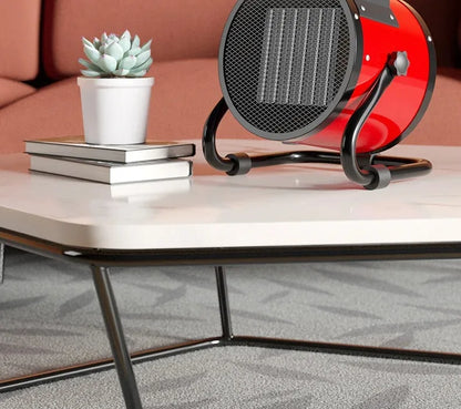 Portable 2000W Space Heater with Fan 2 Heat Settings Adjustable Thermostat Fan Mode Tip Over Overheat Protection for Indoor Beauty World Shop