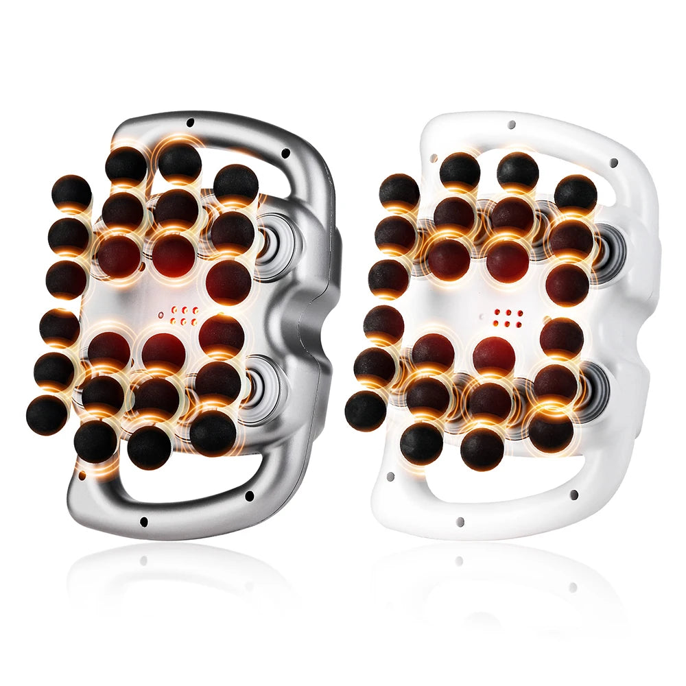 42-Heads Fascia Gun High-Frequency Vibration Body Massage Gun Back and Waist Massager Neck Shoulder Massager Muscle masajeador Beauty World Shop