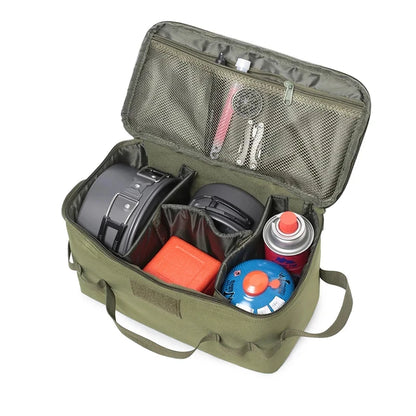 Outdoor Camping Gas Tank Storage Bag Large Capacity Ground Nail Tool Bag Gas Canister Picnic Cookware Utensils Kit Bag Beauty World Shop