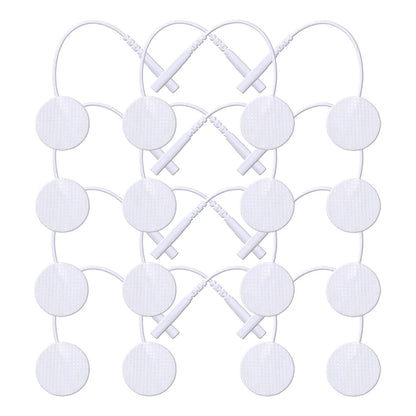 25mm Self-Adhesive Electrode Pads with Conductive Gel for EMS Electric Muscle Stimulator Pulse Massager Replacement Accessory Beauty World Shop
