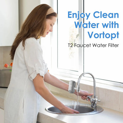 HOMEFISH Stainless Steel Faucet Tap Water Filter Purifier System, NSF Certified Reduces Lead, Chlorine & Bad Taste Kitchen Beauty World Shop