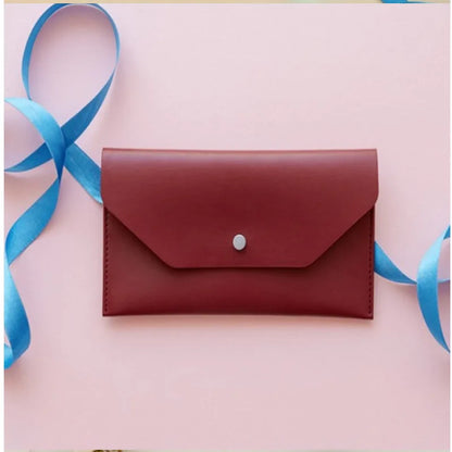 Ultra-thin Cash Envelope Wallet Wear-resistant PU Leather Money Binder Organizer Waterproof Pouch Name Card Holder Male Female Beauty World Shop