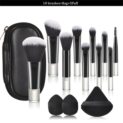 10 color Mini makeup brush Travel portable Makeup Tool Makeup Puff - Palm Brush Professional Makeup tool set Christmas gift Beauty World Shop