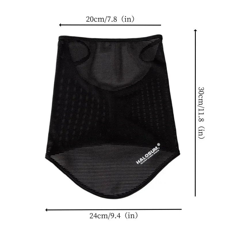 Ice Silk Full Face Mask Balaclava Summer Sun Protection Breathable UV Resistant Windproof for Cycling Hiking Outdoor Activities Beauty World Shop