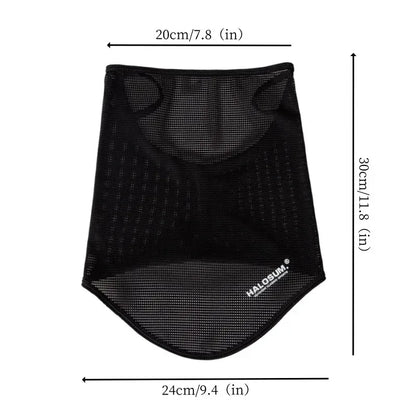 Ice Silk Full Face Mask Balaclava Summer Sun Protection Breathable UV Resistant Windproof for Cycling Hiking Outdoor Activities Beauty World Shop
