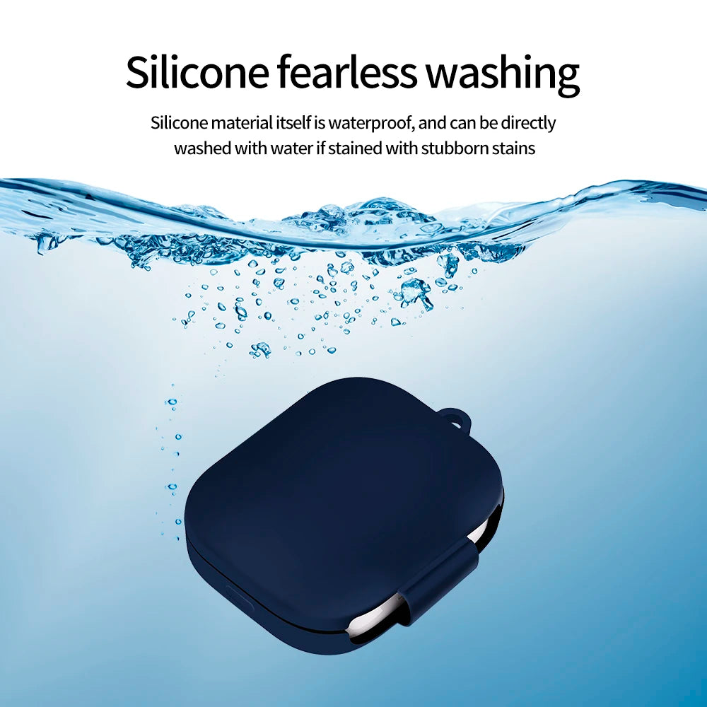 Silicone Case for Redmi Buds 6 Active Cases Wireless Earphone Cover For Xiaomi Redmi Buds6 Active Covers with Hook Accessories